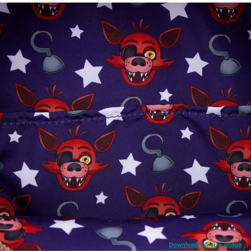 Loungefly NYCC Limited Edition Five Nights At Freddy's Foxy Cosplay Mini Backpac - Picture 5 of 6